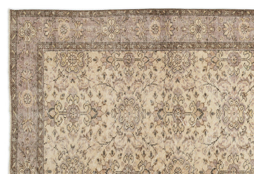 Atina Bej Eskitme Yün El Dokuma Halısı 174 x 262 Apex Unique