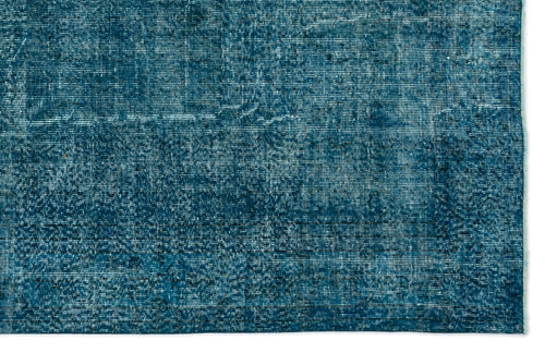 Atina Turkuaz Eskitme Yün El Dokuma Halısı 196 x 306 Apex Unique