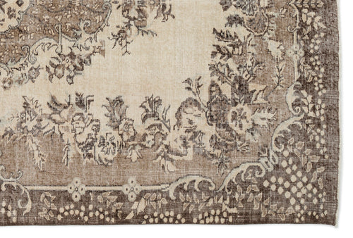 Atina Bej Eskitme Yün El Dokuma Halısı 209 x 306 Apex Unique