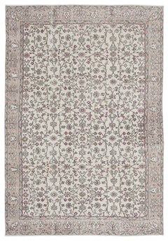 Atina Bej Eskitme Yün El Dokuma Halısı 178 x 256 Apex Unique