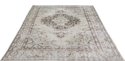Atina Bej Eskitme Yün El Dokuma Halısı 183 x 263 Apex Unique