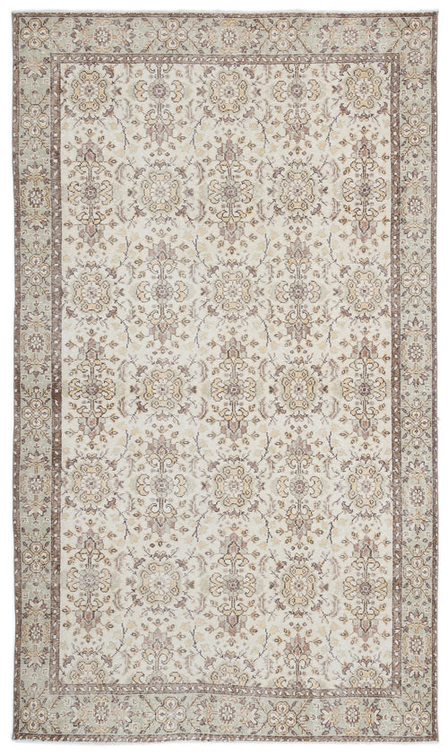 Atina Bej Eskitme Yün El Dokuma Halısı 179 x 302 Apex Unique