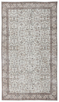 Atina Bej Eskitme Yün El Dokuma Halısı 146 x 261 Apex Unique
