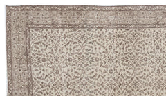Atina 15906 Bej Eskitme Yün El Dokuma Halısı 162 x 280 Apex Unique