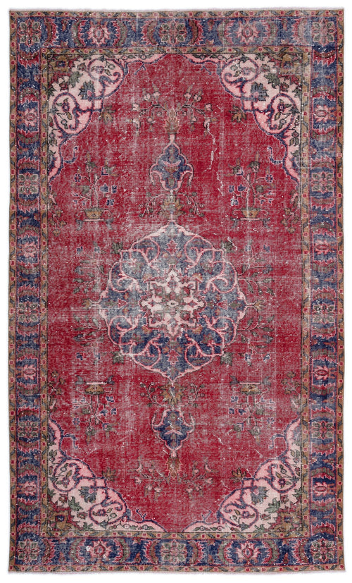 Atina Kırmızı Klasik Yün El Dokuma Halısı 165 x 280 Apex Unique