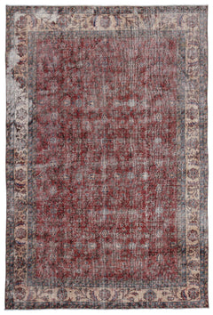 Atina Bej Eskitme Yün El Dokuma Halısı 208 x 309 Apex Unique