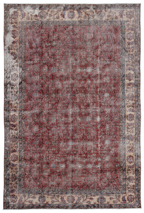Atina Bej Eskitme Yün El Dokuma Halısı 208 x 309 Apex Unique