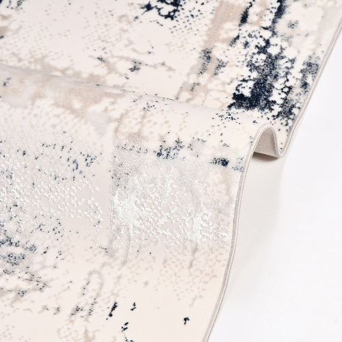 Davina Beyaz Modern Polyester Makine Halısı Crea