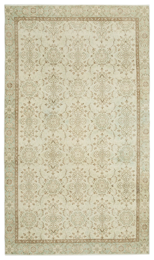 Atina Bej Eskitme Yün El Dokuma Halısı 176 x 301 Apex Unique