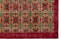 Atina Bej Eskitme Yün El Dokuma Halısı 178 x 266 Apex Unique