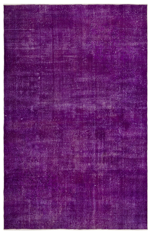 Atina Mor Eskitme Yün El Dokuma Halısı 214 x 324 Apex Unique