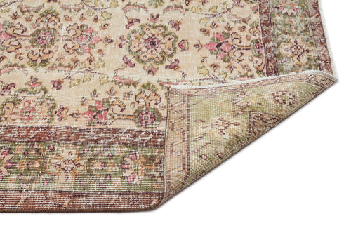 Atina Bej Eskitme Yün El Dokuma Halısı 175 x 292 Apex Unique