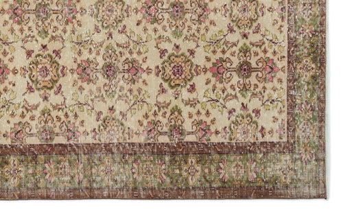 Atina Bej Eskitme Yün El Dokuma Halısı 175 x 292 Apex Unique