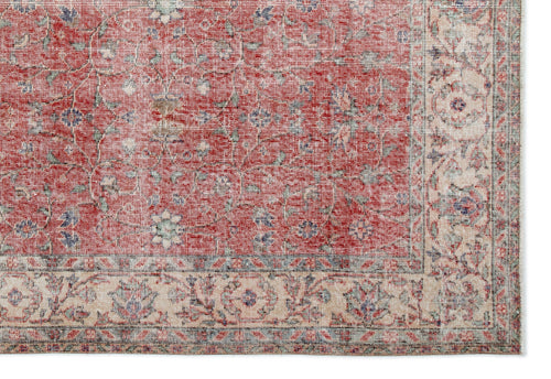 Atina Bej Eskitme Yün El Dokuma Halısı 182 x 260 Apex Unique