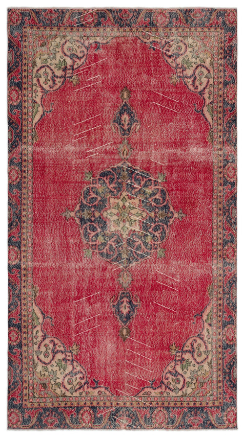 Atina Bej Eskitme Yün El Dokuma Halısı 167 x 304 Apex Unique
