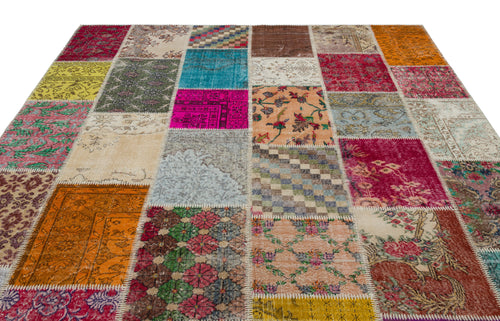 Iskece Bej Eskitme Yün El Dokuma Halısı 246 x 308 Apex Unique