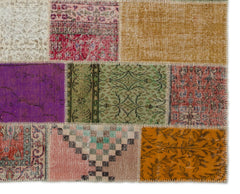 Iskece Bej Eskitme Yün El Dokuma Halısı 246 x 308 Apex Unique