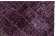 Iskece Mor Eskitme Yün El Dokuma Halısı 160 x 230 Apex Unique