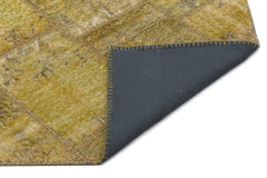 Iskece Yeşil Eskitme Yün El Dokuma Halısı 160 x 230 Apex Unique