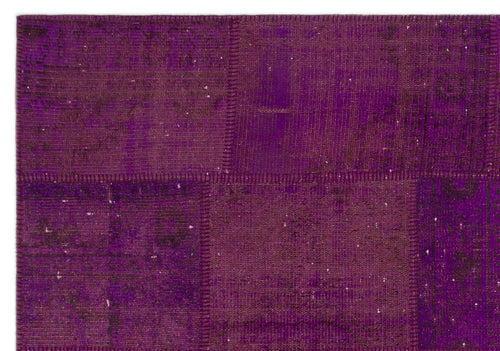 Iskece Mor Eskitme Yün El Dokuma Halısı 160 x 230 Apex Unique