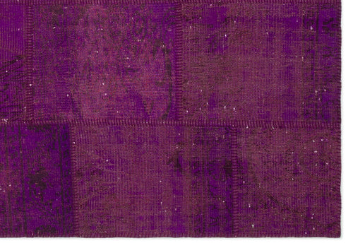 Iskece Mor Eskitme Yün El Dokuma Halısı 160 x 230 Apex Unique