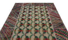 Iskece Krem Eskitme Yün El Dokuma Halısı 192 x 293 Apex Unique