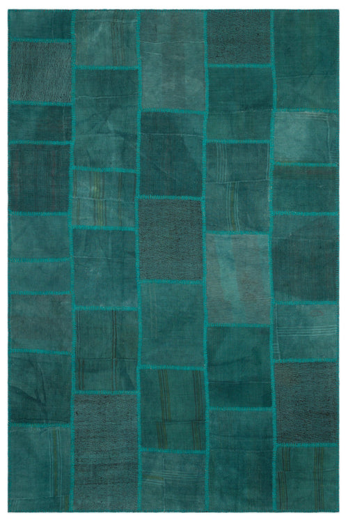 Teselya Bej Patchwork Yün El Dokuma Halısı 199 x 300 Apex Unique