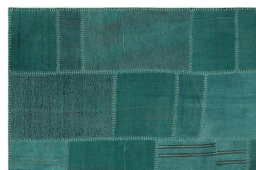 Teselya Bej Patchwork Yün El Dokuma Halısı 197 x 300 Apex Unique