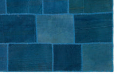 Teselya Bej Patchwork Yün El Dokuma Halısı 190 x 300 Apex Unique
