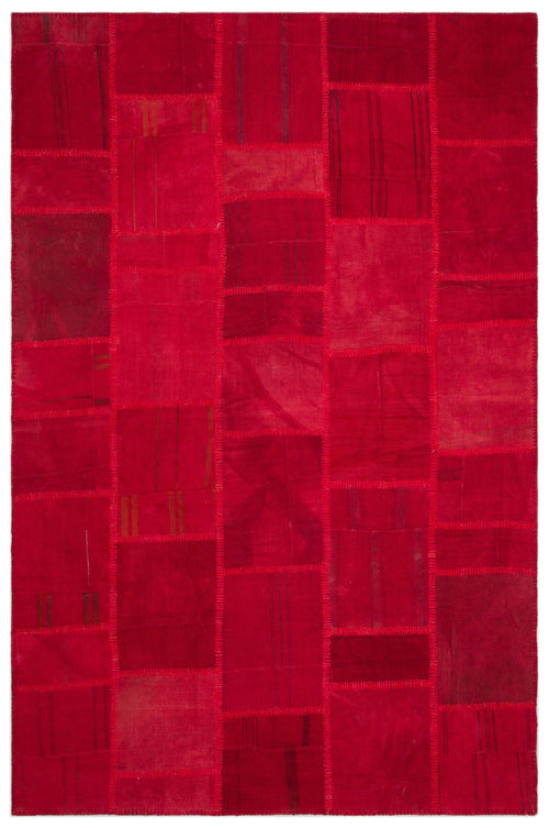 Teselya Bej Patchwork Yün El Dokuma Halısı 199 x 298 Apex Unique