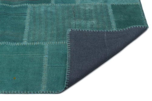 Teselya Bej Patchwork Yün El Dokuma Halısı 196 x 300 Apex Unique
