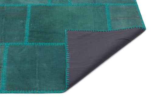 Teselya Bej Patchwork Yün El Dokuma Halısı 195 x 300 Apex Unique