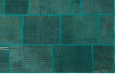 Teselya Bej Patchwork Yün El Dokuma Halısı 195 x 300 Apex Unique