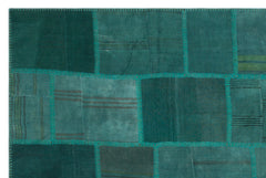 Teselya Bej Patchwork Yün El Dokuma Halısı 195 x 292 Apex Unique