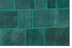 Teselya Bej Patchwork Yün El Dokuma Halısı 195 x 292 Apex Unique