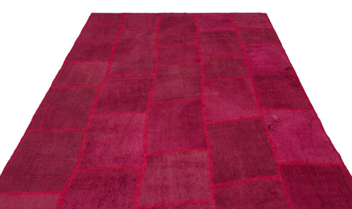 Teselya Bej Patchwork Yün El Dokuma Halısı 197 x 300 Apex Unique