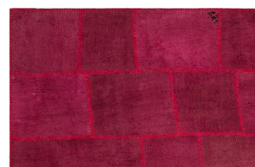 Teselya Bej Patchwork Yün El Dokuma Halısı 197 x 300 Apex Unique