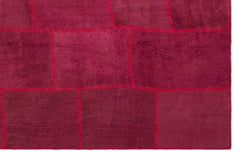 Teselya Bej Patchwork Yün El Dokuma Halısı 197 x 300 Apex Unique