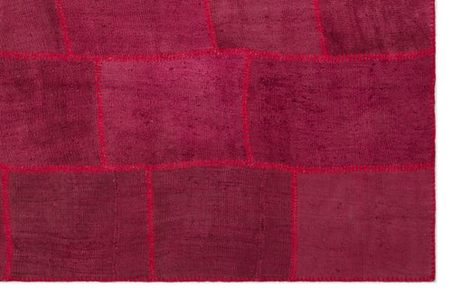 Teselya Bej Patchwork Yün El Dokuma Halısı 197 x 300 Apex Unique