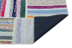 Teselya Bej Çizgili Yün El Dokuma Halısı 160 x 230 Apex Unique