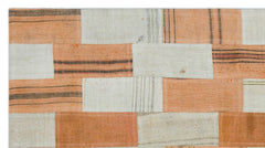 Teselya Turuncu Patchwork Yün El Dokuma Halısı 082 x 151 Apex Unique