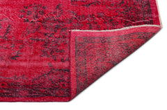 Atina Kırmızı Eskitme Yün El Dokuma Halısı 168 x 286 Apex Unique