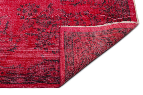 Atina Kırmızı Eskitme Yün El Dokuma Halısı 168 x 286 Apex Unique