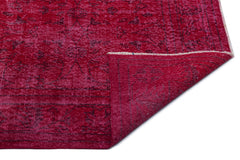 Atina Kırmızı Eskitme Yün El Dokuma Halısı 183 x 308 Apex Unique
