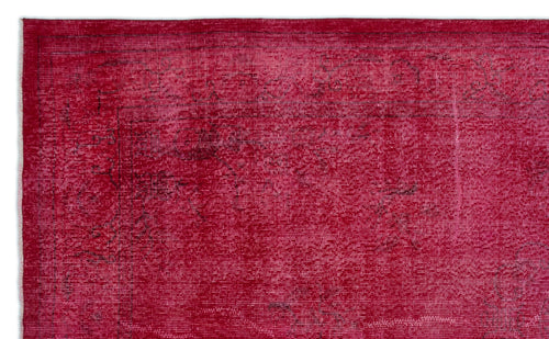 Atina Kırmızı Eskitme Yün El Dokuma Halısı 178 x 300 Apex Unique