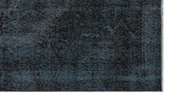 Atina Siyah Eskitme Yün El Dokuma Halısı 118 x 205 Apex Unique