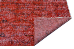 Atina Kırmızı Eskitme Yün El Dokuma Halısı 148 x 278 Apex Unique