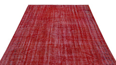 Atina Kırmızı Eskitme Yün El Dokuma Halısı 180 x 283 Apex Unique