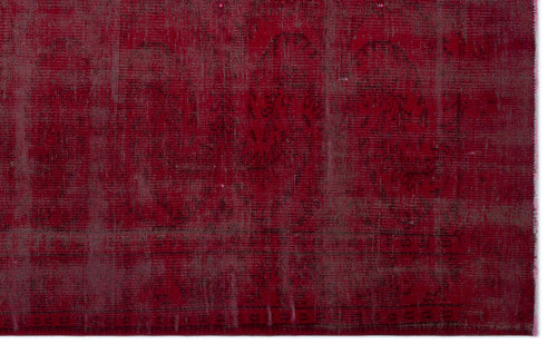 Atina Kırmızı Eskitme Yün El Dokuma Halısı 183 x 300 Apex Unique
