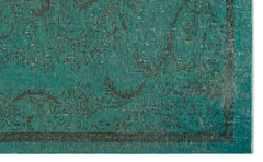Atina Yeşil Eskitme Yün El Dokuma Halısı 160 x 262 Apex Unique